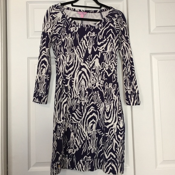 zebra print jumper dress