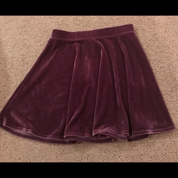 Velvet skirt