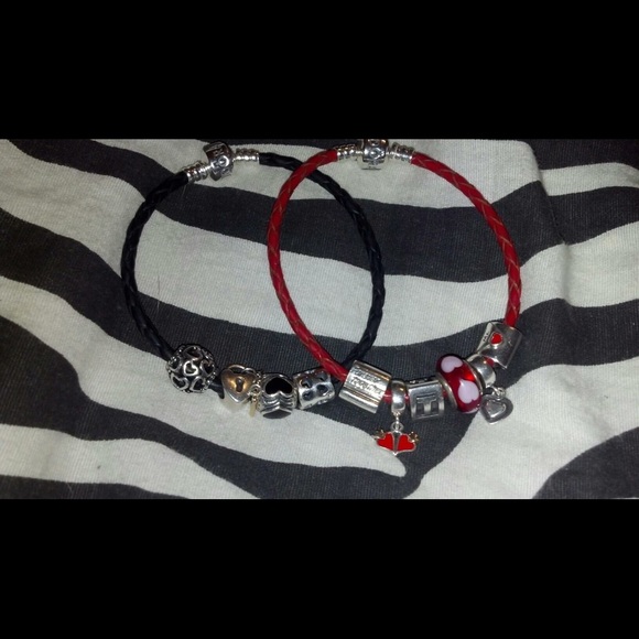 Both bracelet and all charms are for sale!