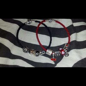 Both bracelet and all charms are for sale!