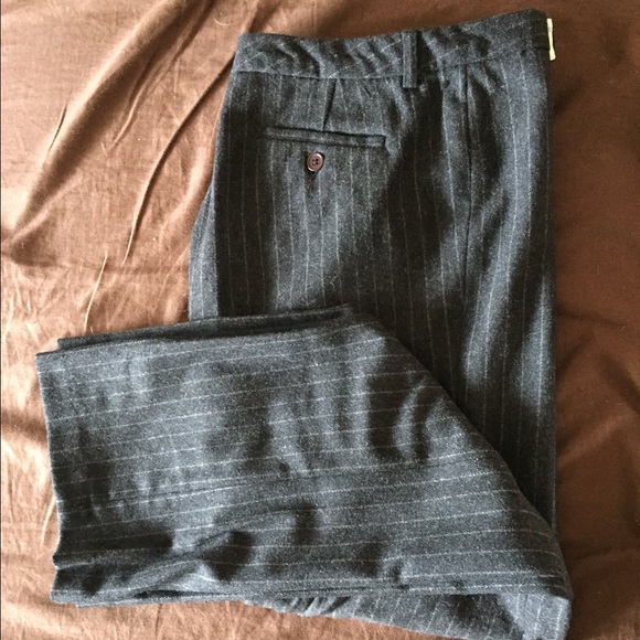 Wool like stretch pants