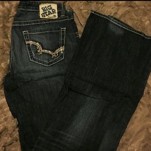 Size 28R big star Maddie cut mid-rise boot