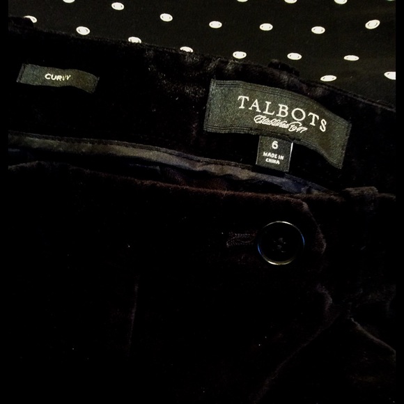 Talbots velveteen pant ⭐️ the best ⭐️ curvy fit pant - Picture 2 of 5
