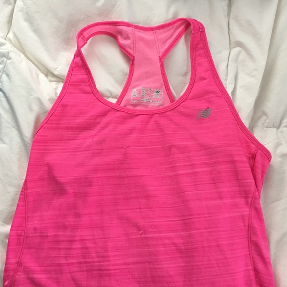 Hot pink New Balance tank