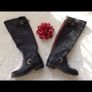Steve Madden Tall Black Lindley Boots Sz 7.5