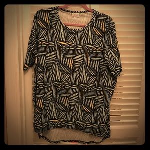 Lularoe Irma shirts size medium, one size tights