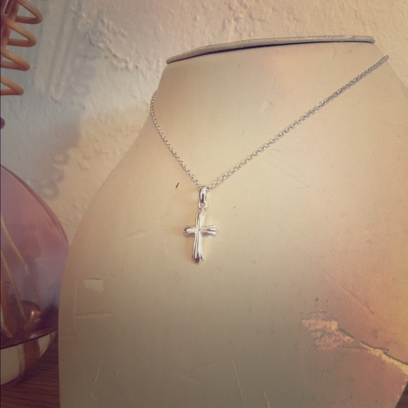 Giani Bernini Silver Cross Pendent Necklace