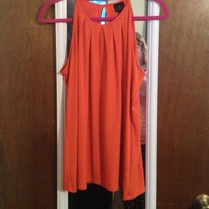 Orange Worthington Dress Shirt