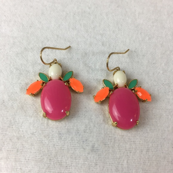 KATE SLADE Amalfi Mosaic Flower Dangle Earrings