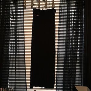 NWT BLACK MAXI SKIRT