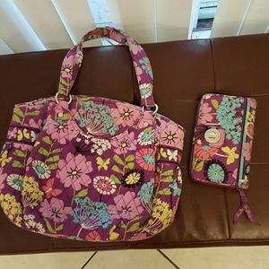 Vera bradley purse and wallet