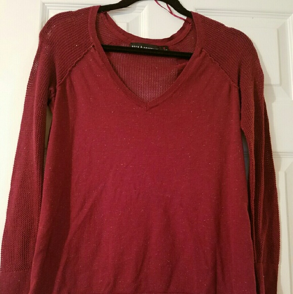 Rock and Republic Sweater, Cranberry Color