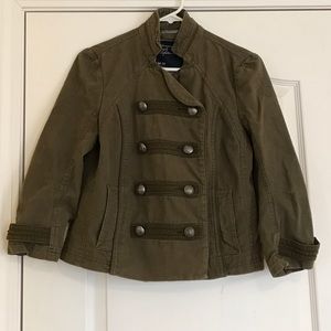 American Eagle Cropped Military Jacket