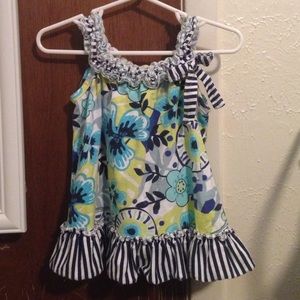 Jelly the Pug Floral Top