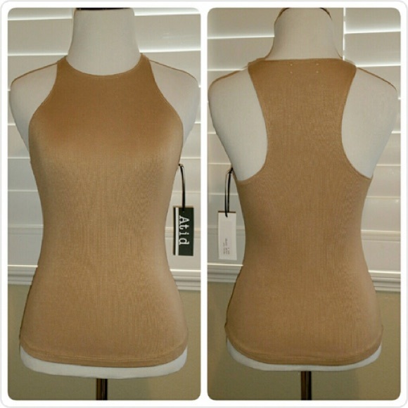 New w/tag - Atid Recall Tank - Coffee Color Sz S - Picture 4 of 4