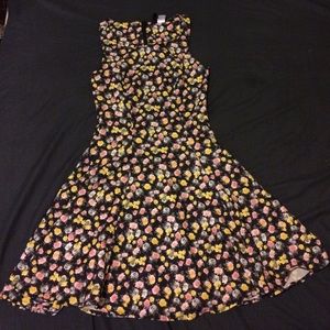 Summer sleeveless flower dress