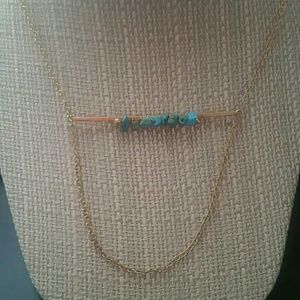 Wire Wrapped Turquoise Necklace Set