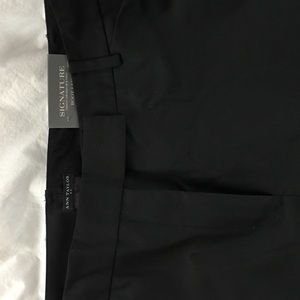 ANN TAYLOR NWT signature black slacks
