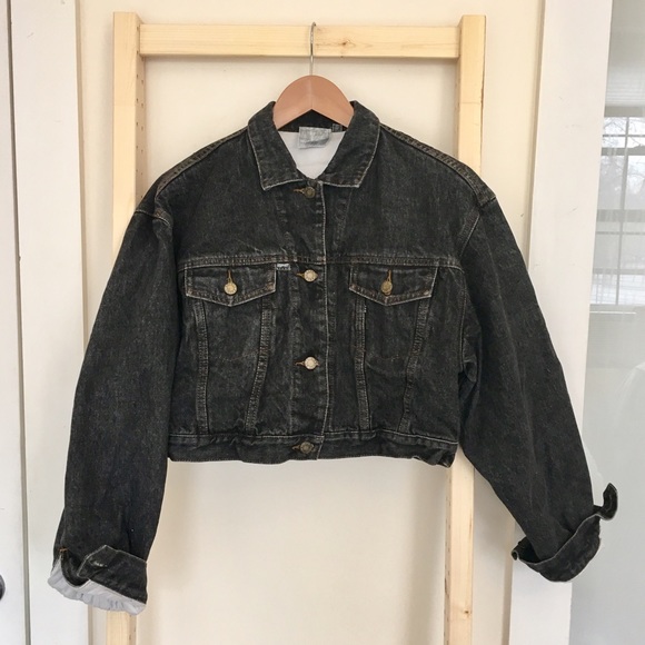 Vintage 80s Esprit padded denim jean jacket