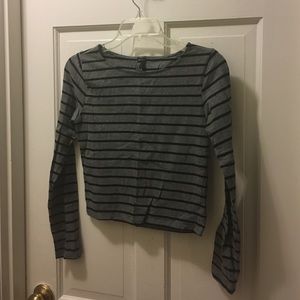 Forever 21 long sleeve crop top