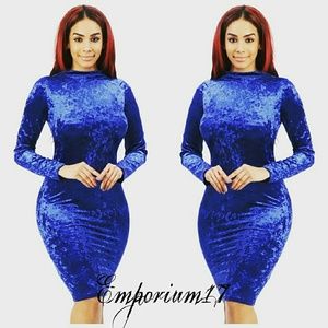 Royal Blue BodyCon Dress