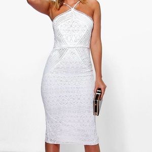White lace dress