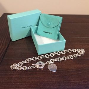 Tiffany & co. Heart toggle necklace