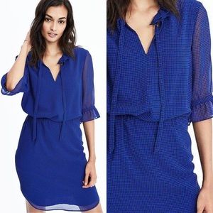 Banana Republic tie-neck shirtdress