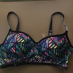 VS PINK cut out push up bra