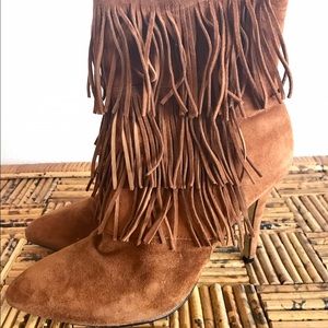 Kristen Cavallari Chinese Laundry Fringe Booties