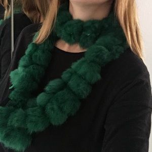 Rabbit fur scarf