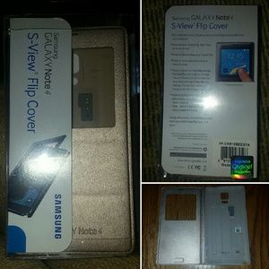 Samsung Note 4 S-View Flip Cover (Like New w/Box)