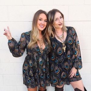 Show me your mumu feather dress