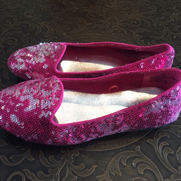 justice Girls Pink and Silver sequins size 4