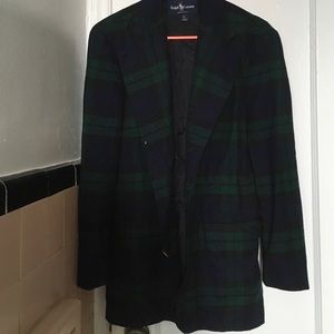 Oversized Ralph Lauren Plaid Blazer