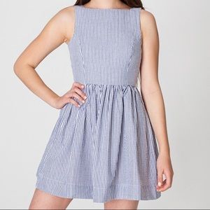 American Apparel striped button back sundress