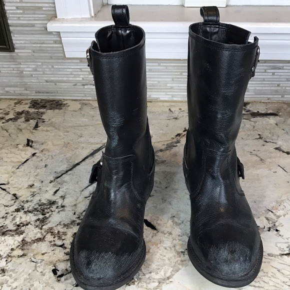 Distressed Zara Booties