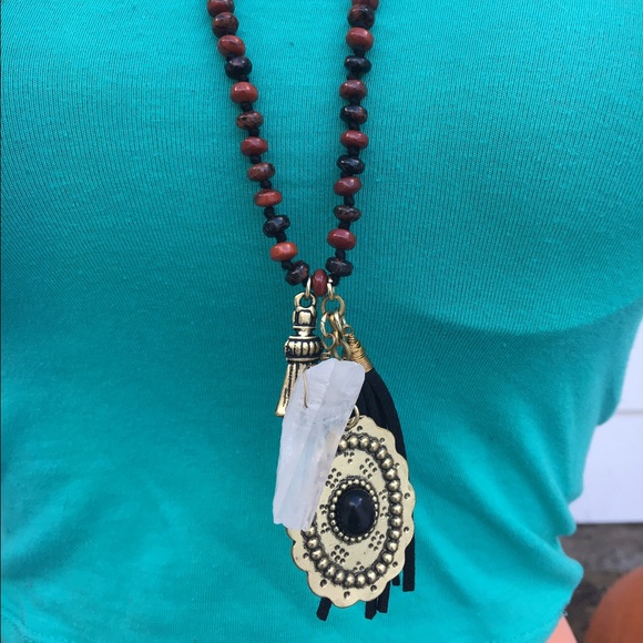 Free People Genuine Leather Necklace