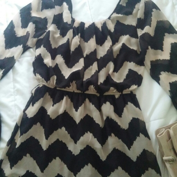 Mini patterned dress - Picture 2 of 4