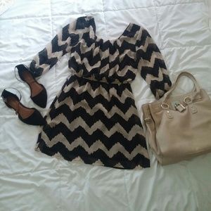 Mini patterned dress