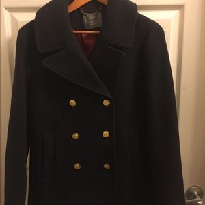 JCrew Navy Blue Peacoat