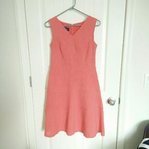 Coral Sleeveless Dress