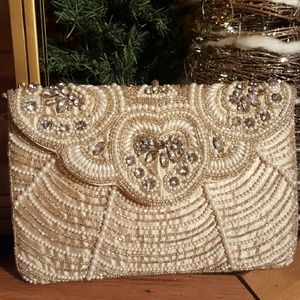 Beautiful beaded clutch