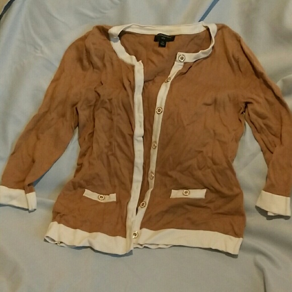 Banana Republic tan cardigan