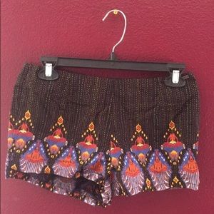 SOLD Obey high waisted tribal print shorts