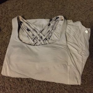 Lulu Lemon shirt with attached sports bra