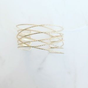 Handmade wire cuff