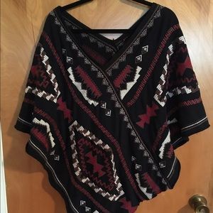 JWLA knit poncho