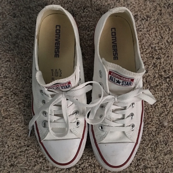 ❌SOLD❌White converse - Picture 2 of 3
