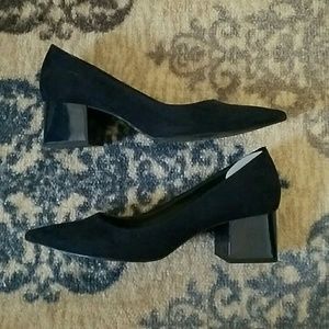 Zara Pointed toe block heels